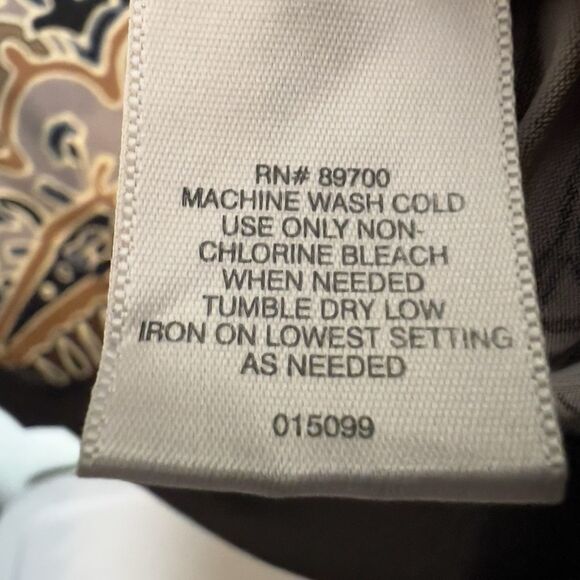 Liz Claiborne Women's Fleur De lis Floral Multi Sleeveless Dress 18W Knee Length - Picture 6 of 6